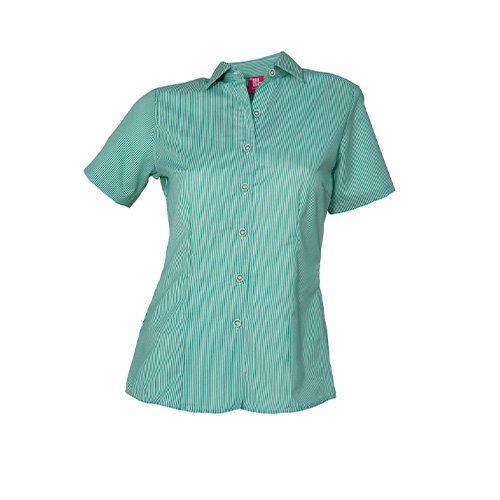 CAMISA BBO MIL RAYAS DAMA MANGA CORTA - Artículos Promocionales MAS RECIO